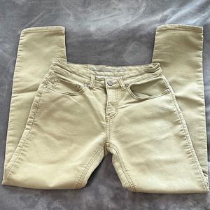 LIKE NEW Mens Vintage Jeans Black Slim Straight Khakis